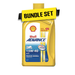 Bundle Set AX5 15W40 1L